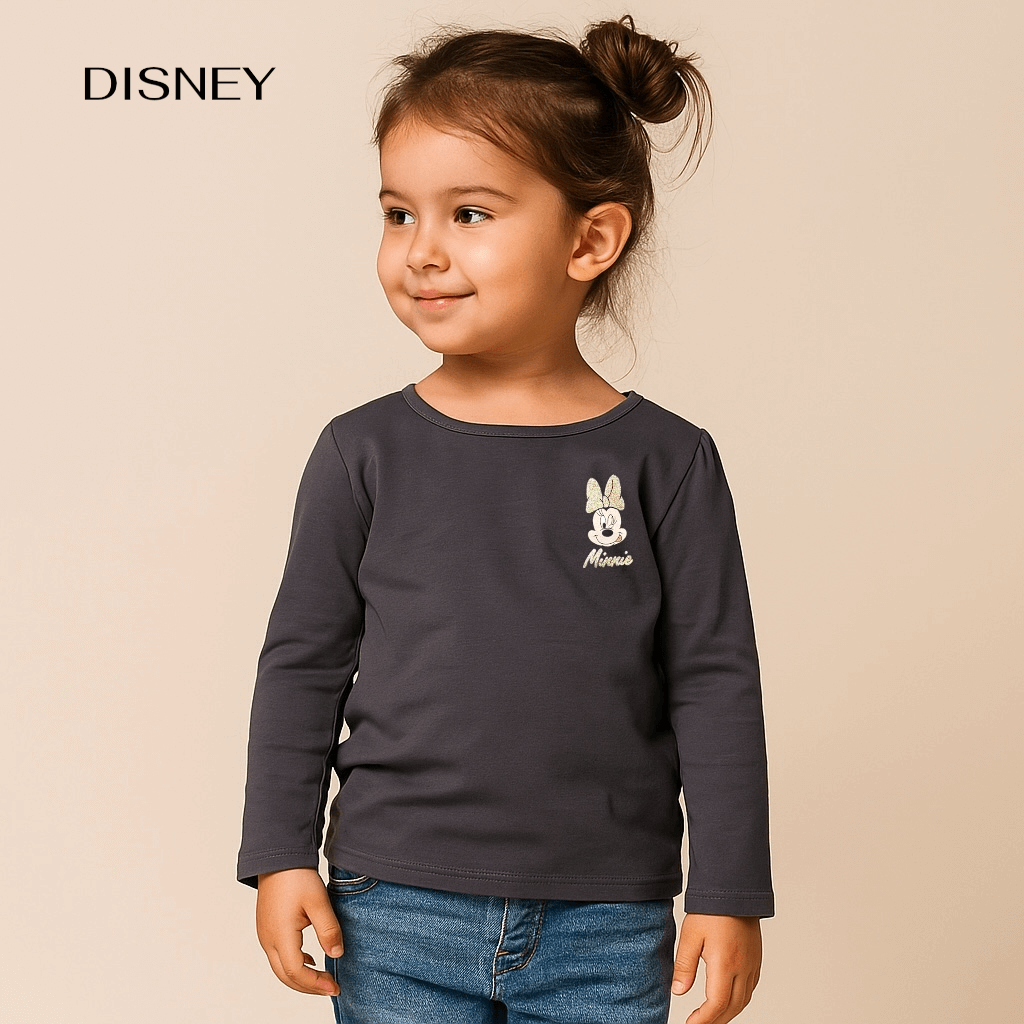 MINNIE DARK GREY T-SHIRT
