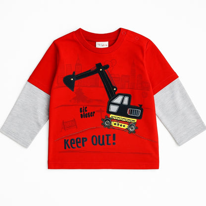 TM embroidery t-shirt