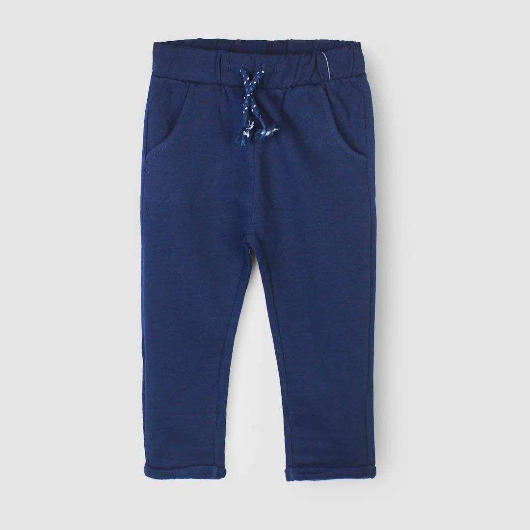 NAVY BLUE FOLDED BOTTOM TROUSER