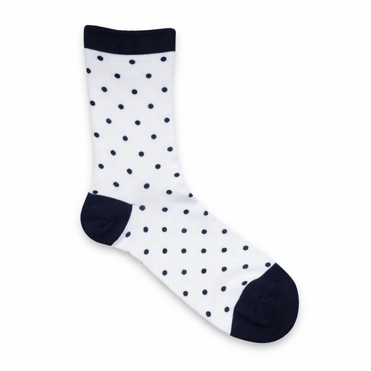 DOTTED WHITE SOCKS