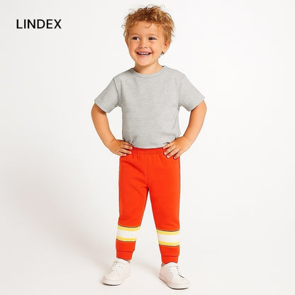 Stripe red light weight trouser