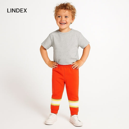 Stripe red light weight trouser