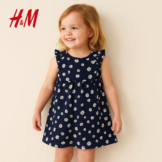 Sunflower blue frock