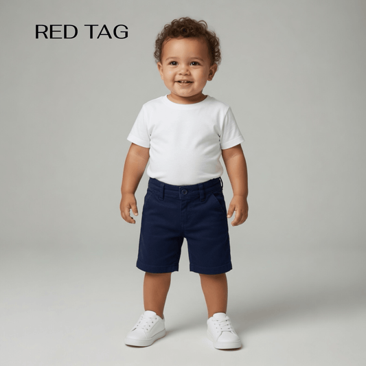 NAVY BLUE COTTON SHORTS