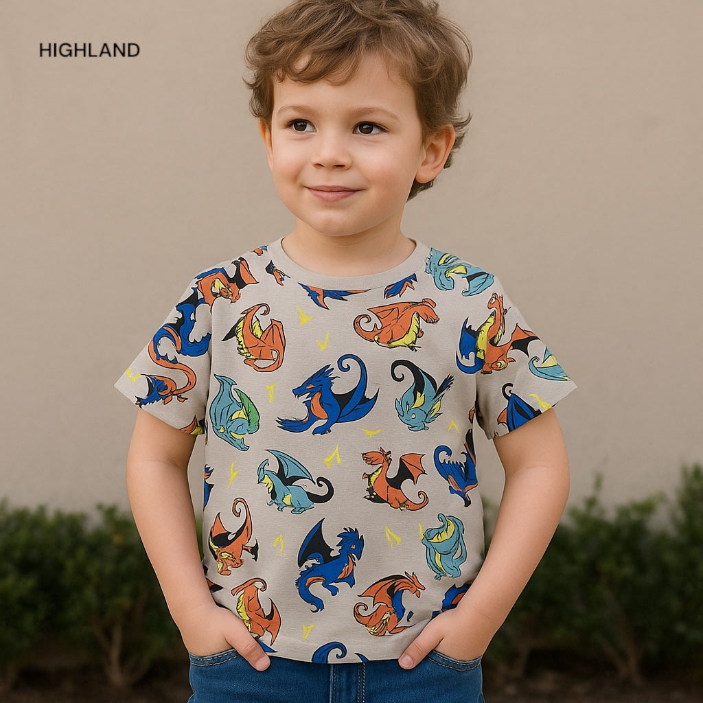 MULTICOLOUR DRAGON T-SHIRT