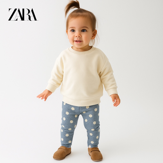 Z GREY POLKA LEGGINGS
