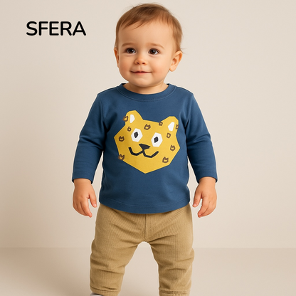 LITTLE TIGER BLUE T-SHIRT