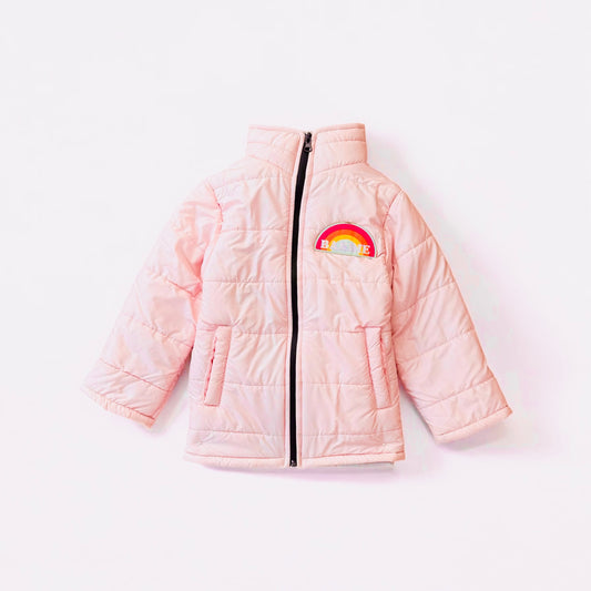 BABY PINK PUFFER JACKET