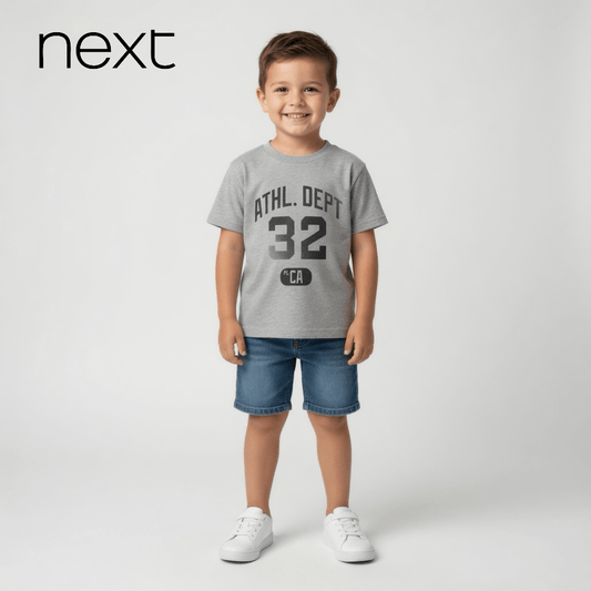 ATHLETIC DEPARTMENT GREY T-SHIRT