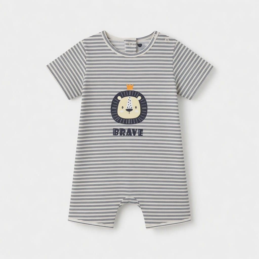 BRAVE STRIPE ROMPER