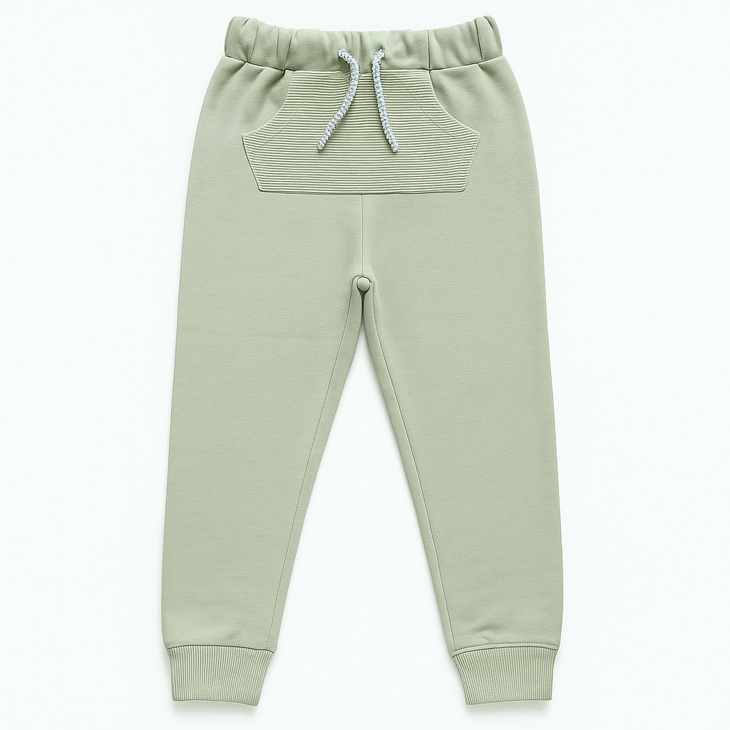 KANGAROO POCKET STYLE LIGHT BROWN TROUSER