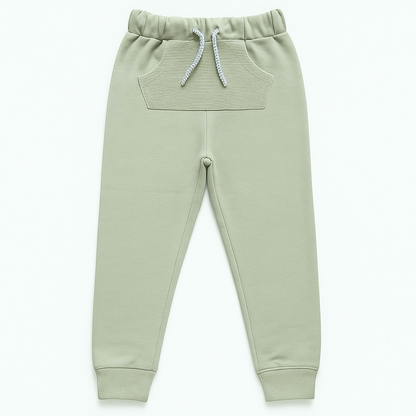 KANGAROO POCKET STYLE LIGHT BROWN TROUSER