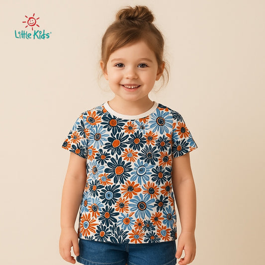 FLORAL PATTERN T-SHIRT