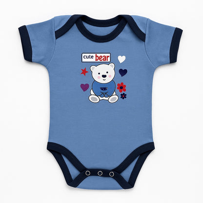 CUTE BEAR SHORT SLEEVE BODYSUIT