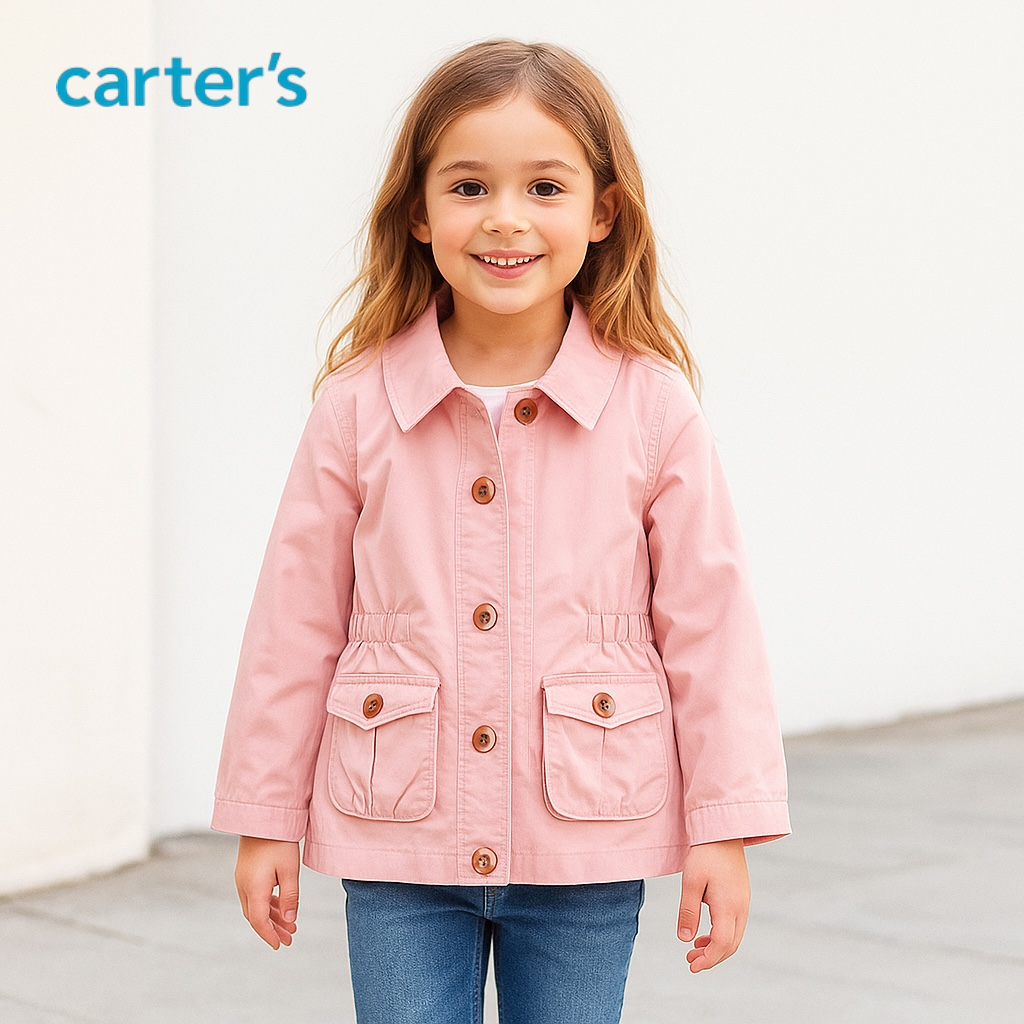 LONG PINK COTTON JACKET