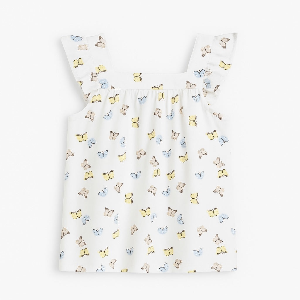 Butterfly print frock