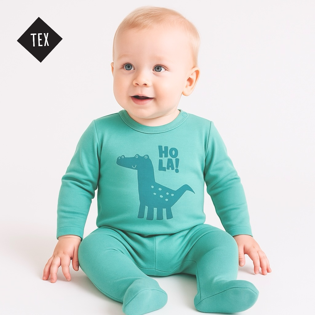 HOLA! GREEN ROMPER
