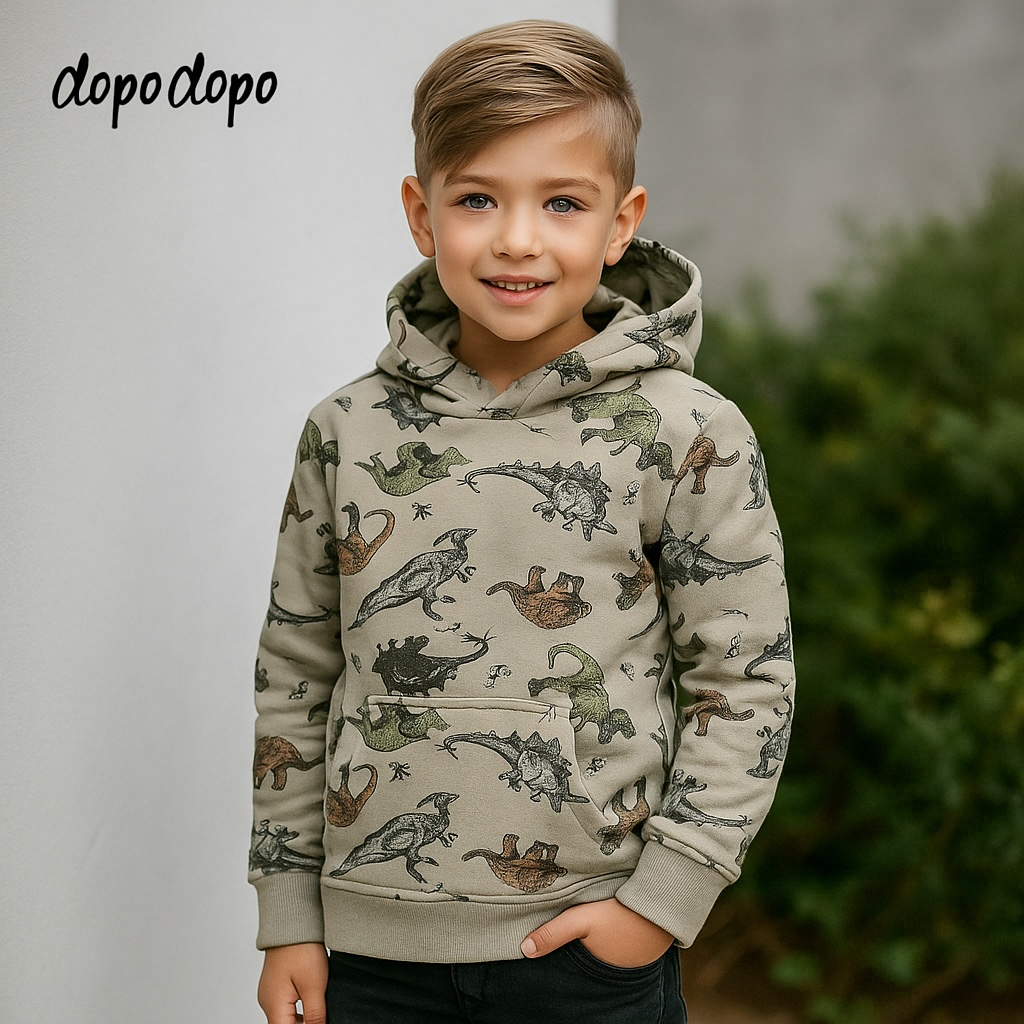 DINO LIGHT BROWN HOOD