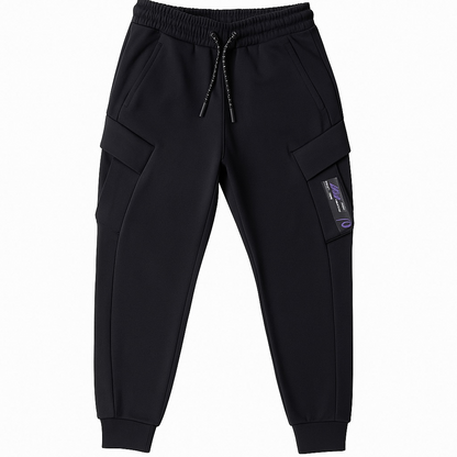 POCKET FASHION BLACK TROUSED