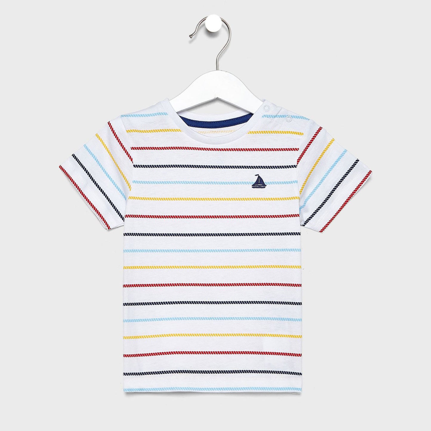 YACHT EMBROIDERY T-SHIRT