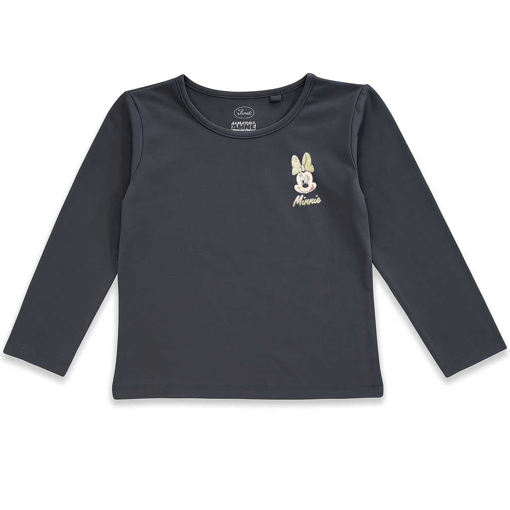 MINNIE DARK GREY T-SHIRT