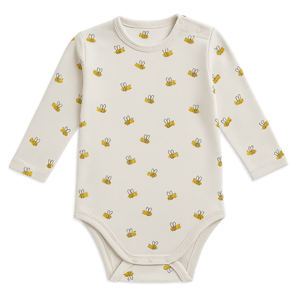 BEES PRINT ALLOVER BODYSUIT