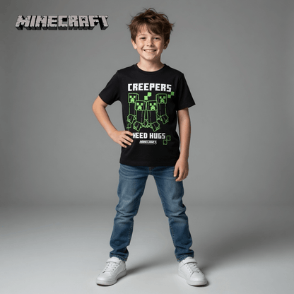 MINECRAFT BLACK T-SHIRT