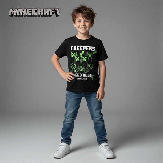 MINECRAFT BLACK T-SHIRT