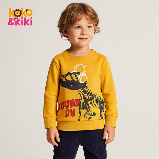 SOUND ON DINO SWEATSHIRT