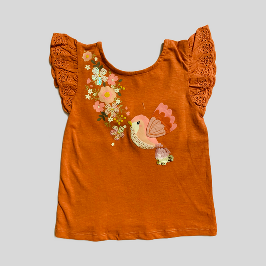 Floral birdy t-shirt