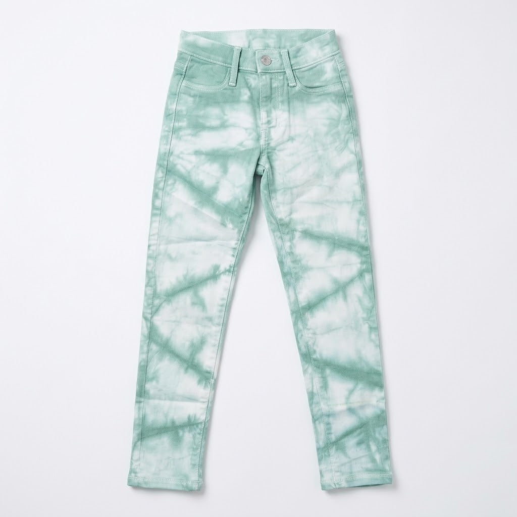 TYE AND DYE GREEN PANT