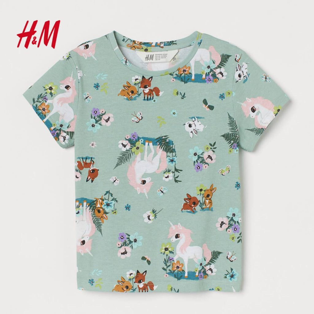 Unicorn green t-shirt