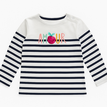 AMOUR STRIPE T-SHIRT