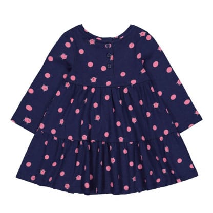 Polka dots blue frock