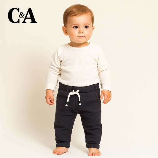 BLACK PATTERN STYLE TROUSER