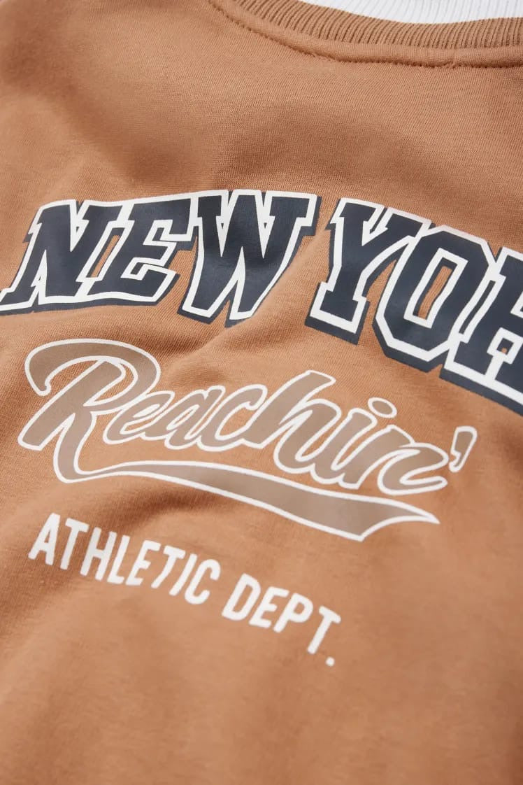 NY REACHIN’ HOODED BASEBALL JACKET