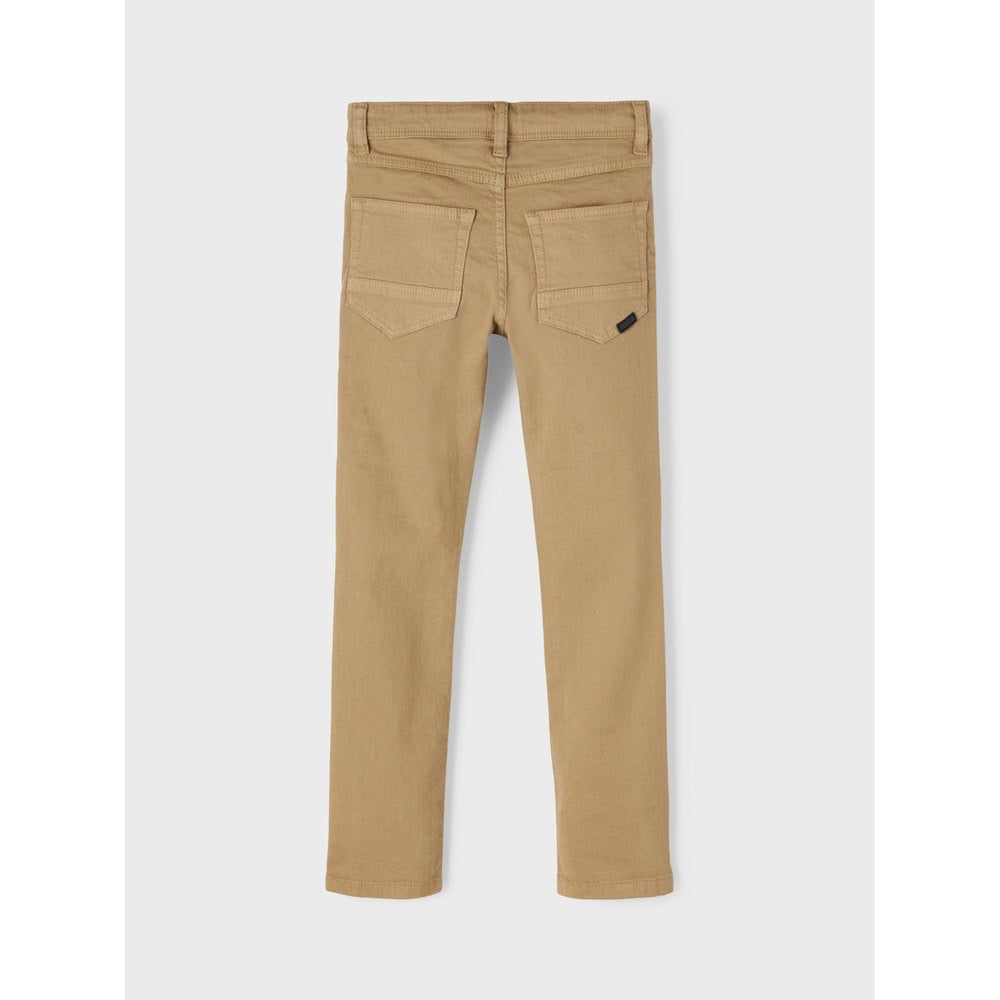 Khaki Denim Cotton Pant