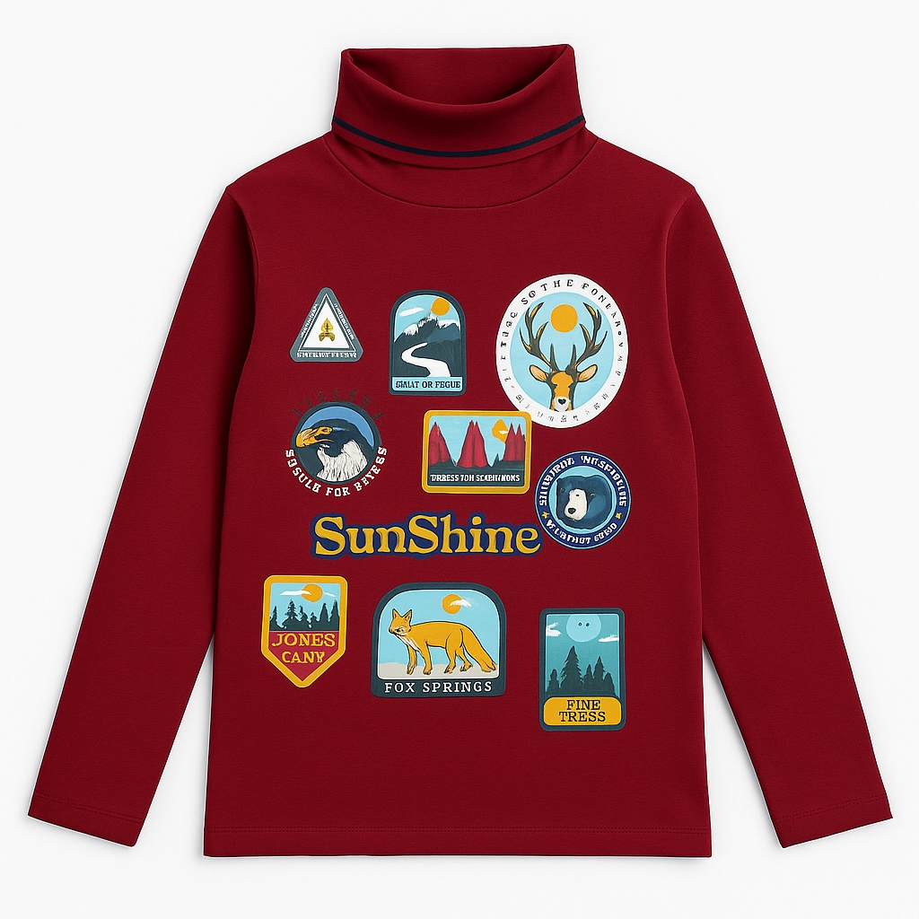 BORN TO ROAM HIGH NECK SHIRT