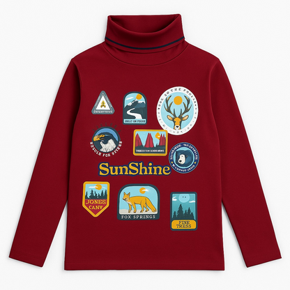 BORN TO ROAM HIGH NECK SHIRT