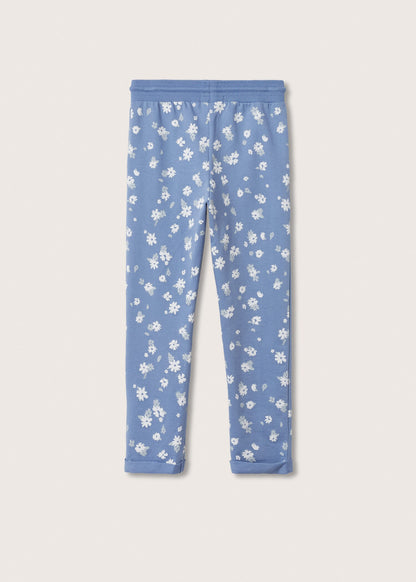 BLUE FLORAL TROUSER