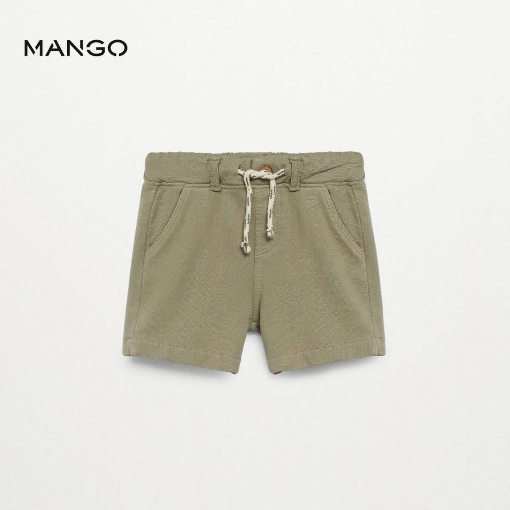 M button shorts green