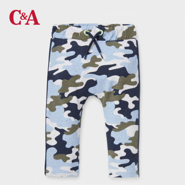 Camouflage light blue trouser