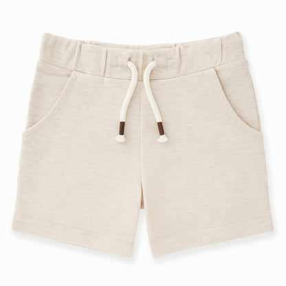 BIEGE PLAIN SHORTS