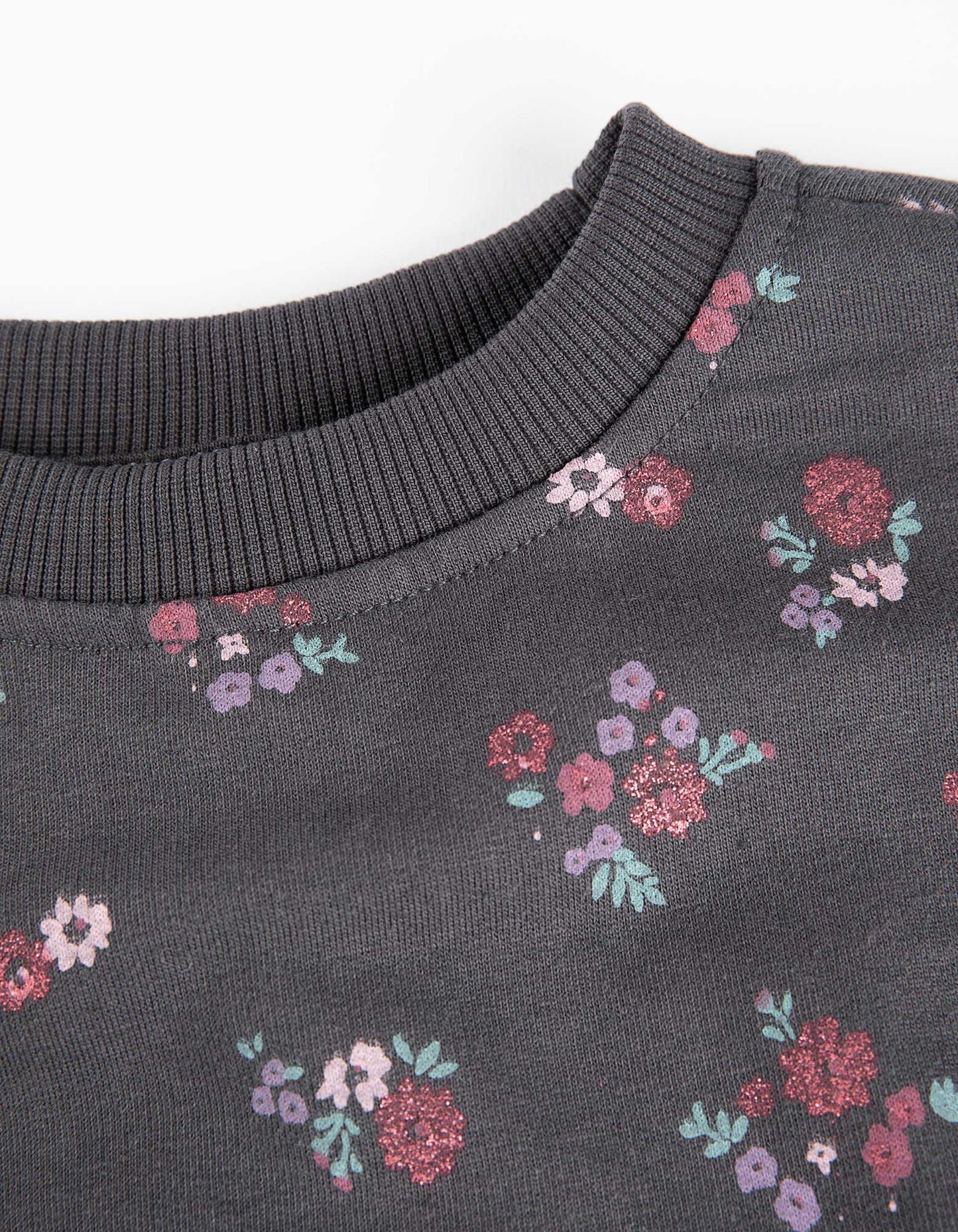 GIRLS FLORAL SWEATSHIRT