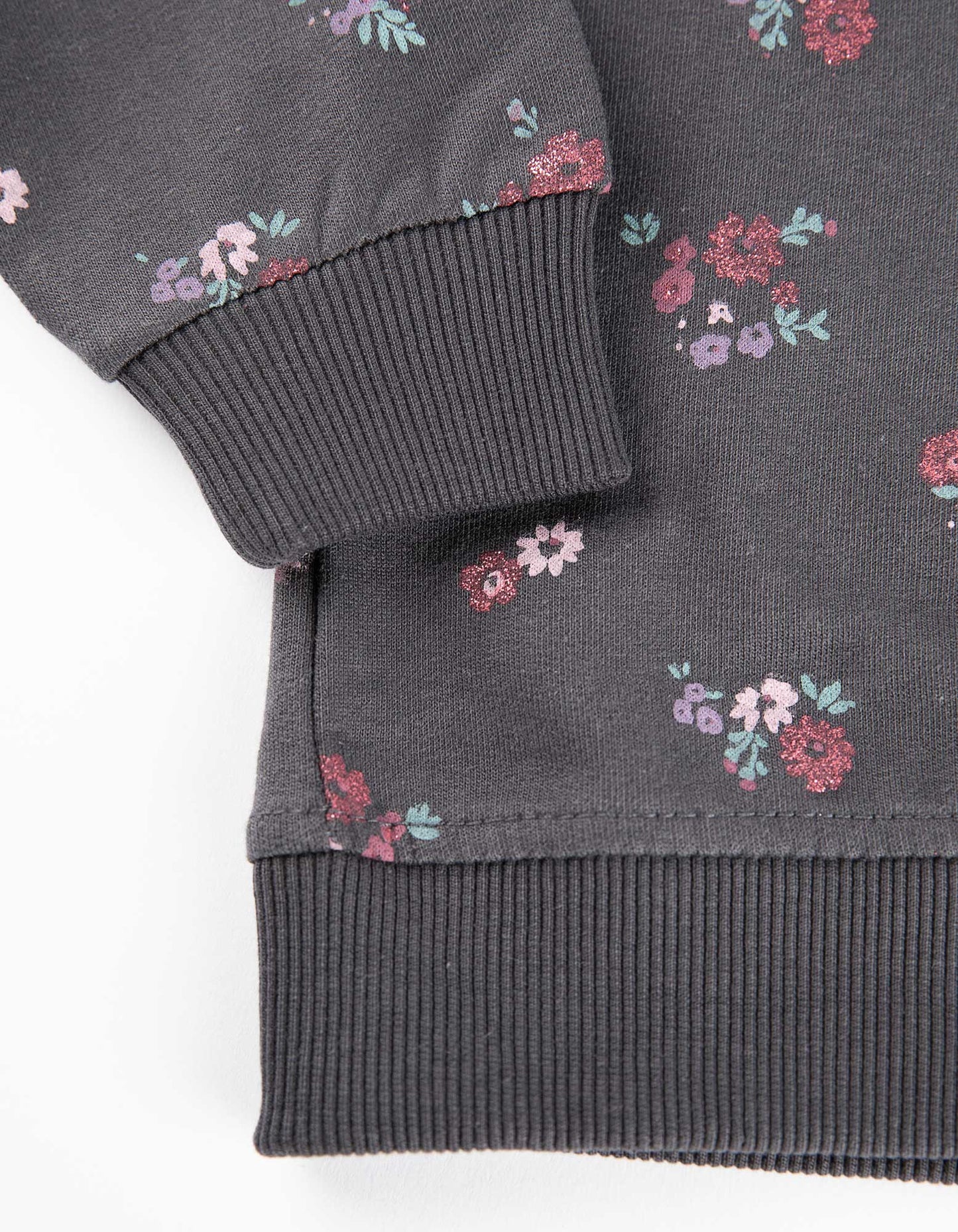 GIRLS FLORAL SWEATSHIRT