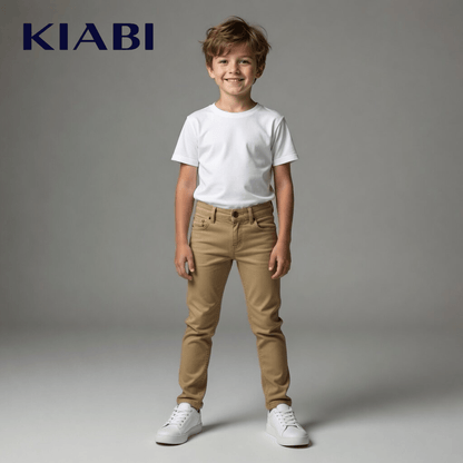 KHAKI COTTON PANT