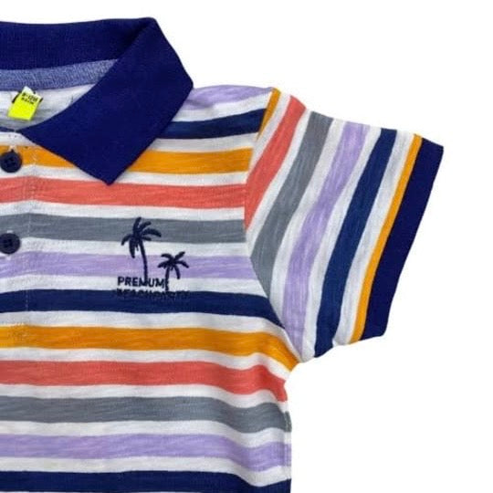 Premium beach party polo shirt