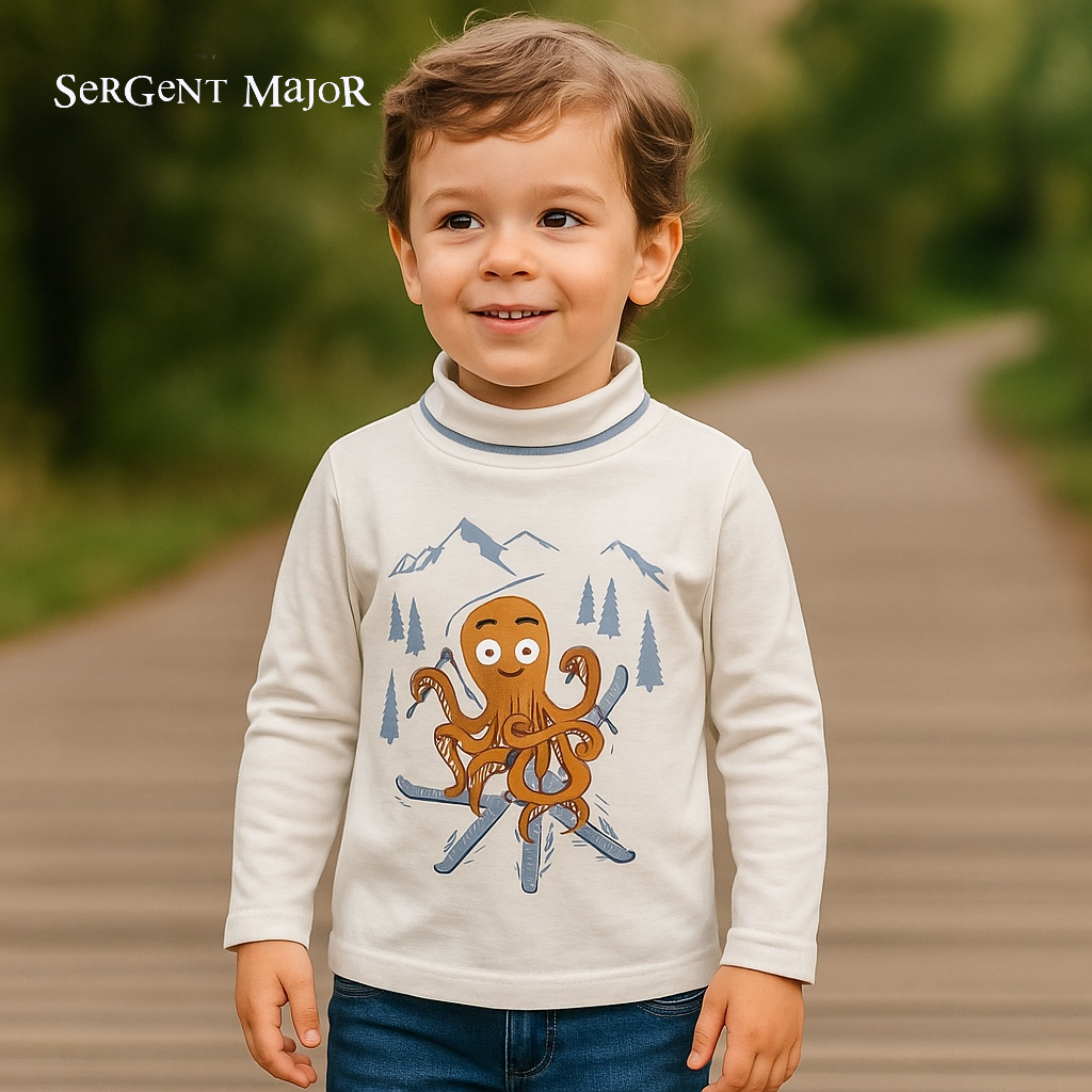 OCTOPUS PRINT HIGH NECK