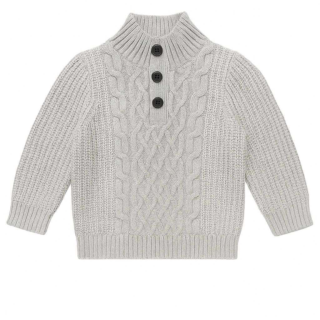 MOCK NECK STYLE SWEATER