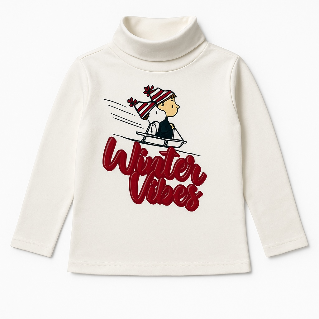 WINTER VIBES HIGH NECT SHIRT